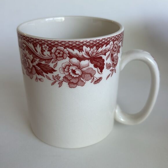 Spode Delamere Cranberry Coffee Tea Mugs Set Of 6 - Picture 2 of 8